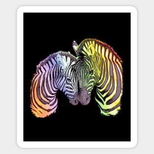 Zebra Lovers 6 Sticker